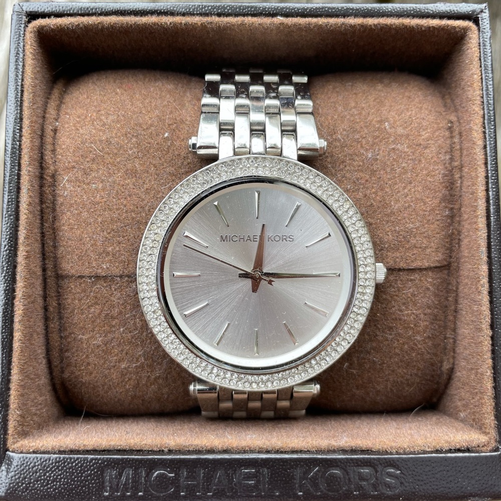 Silver Michael Kors watch